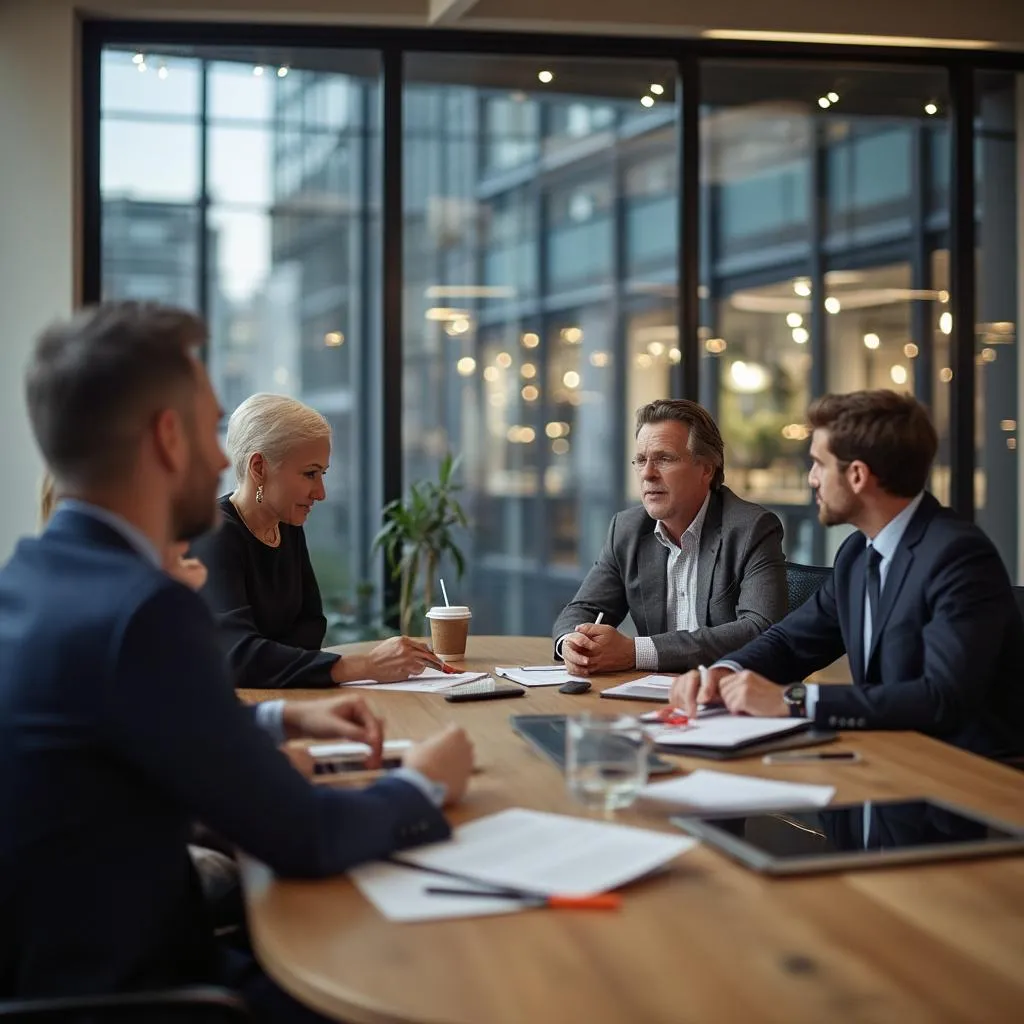 Reunión estratégica con clientes